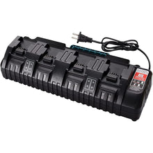 4-Ports M18 Rapid Battery Charger 48-59-1804 kompatibel mit Milwaukee 18V XC Lithium Ion Akku 48-11-1850 48-11-1840 48-11-18155 48-1 1-1828