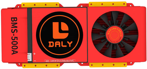 Daly smart bms Lifepo4 4S 12V 500A with Fan bluetooth 52 130 257