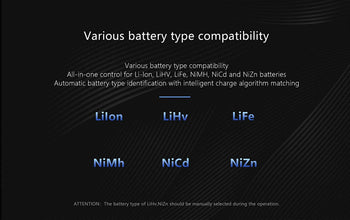 N16 1,5 A ISDT Mehrkanal-LCD-AA AAA-Akku-Schnellladegerät für LiIon LiHv Life NiMh Nicd Nizn