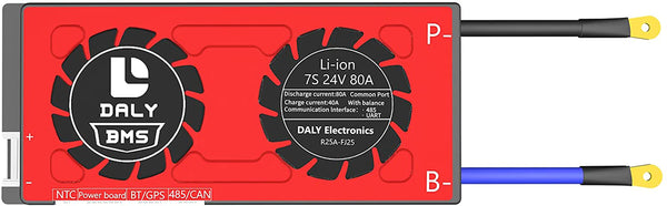 Daly smart bms Li-ion 7S 24V 80A with bluetooth 1966150