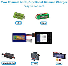 ISDT BG-8S BattGo Batterieanzeige Batterietester Akkutester Batterieprüfergerät für LiPo Life Li-ion NiMH Nicd