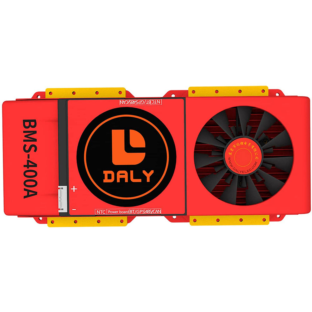 Daly smart bms Lifepo4 8S 24V 400A with Fan bluetooth 52 130 257