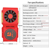 Daly smart bms Lifepo4 20S 60V Li-ion 20S 72V 250A with Fan bluetooth 52 130 235