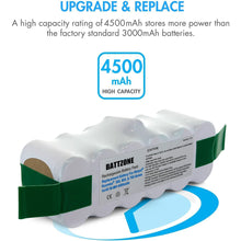 Tenergy NiMH-Akku 14,4 V 3850 MAh Für IRobot Roomba 500-900 Serie – Mit Zubehör