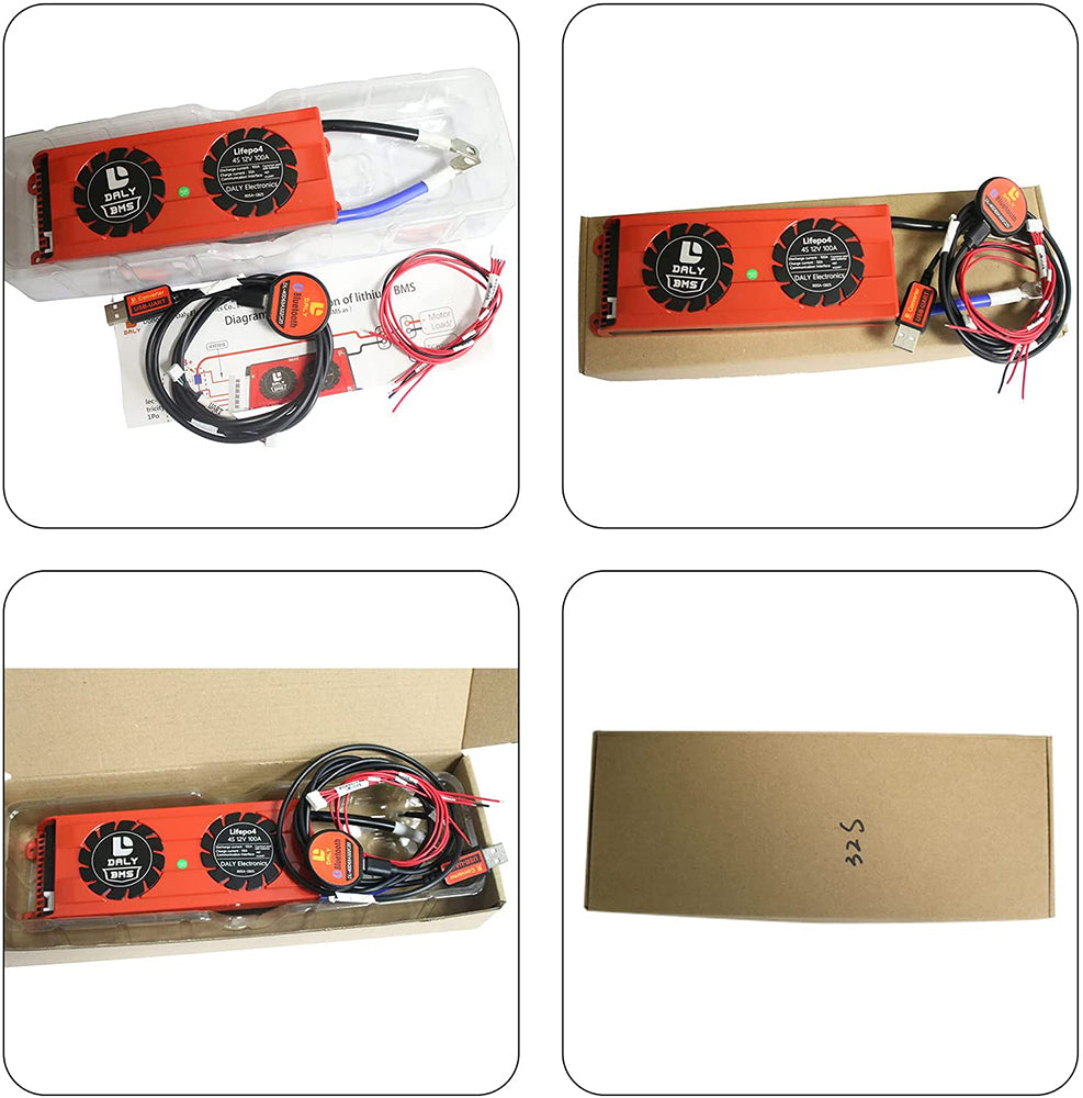 Daly smart bms Lion 3S 12V 100A FAN  bluetooth BMS  boardithium battery protection Board  3365184