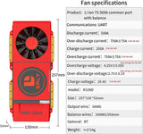 Daly smart bms Li-ion 7S 24V 500A  with Fan  bluetooth 52130257