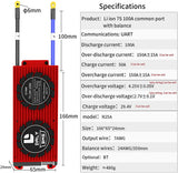 Daly smart bms Li-ion 7S 24V 100A bluetooth with 2465166