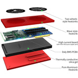 Daly smart bms Lifepo4 12S 36V 100A with Fan  bluetooth 33 65 184