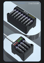 hochwertige 8 Steckplätze 1,5 LI-Ionen Lithium-Batterie Smart Charger Schnell ladegerät BESTON
