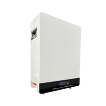 Powerwall 48V 100Ah Wandbatterie LiFePO4-Akku Pack Deep Cycle-Akku mit BMS, LED-Monitor Passend für Wohnmobile Solar