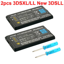 2X 2000mAh 3,7 V Lithium ionen akku für Nintendo 3DS LL/XL 3DSLL 3DSXL NEUE 3DSLL NEUE 3DSXL Neue 3DS XL Batterie