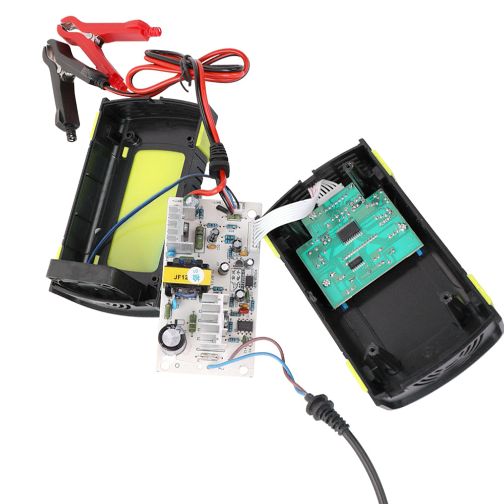 NWOUIIAY Ladegerät Autobatterie 6A 12V KFZ Batterieladegerät Auto  Intelligentes Erhaltungsladegerät Mit LCD-Bildschirm Autobatterie und  Motorradbatterieladegerät: : Auto & Motorrad