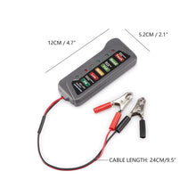 12V Auto Batterie Tester Digitale Lichtmaschine Tester 6 Led-leuchten Display Auto Diagnose Werkzeug Auto Batterie Tester Für Auto lkw 12V