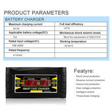 Smart Auto Batterie Ladegerät 12V 6A  (EU plug)