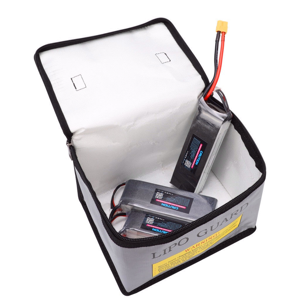 Lipo Batterie Sichere Tasche (215 * 145 * 165 mm) Feuerfeste Explosionsgeschützte RC Drohne Batterieschutz Tragbare Aufbewahrung