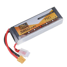 ZOP Power Lipo Batterie XT60 Stecker 14.8V 3200mAh 75C 4S  für RC Flugzeug