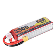 ZOP Power  Lipo Batterie XT60 Stecker 14.8V 3300mAh 100C 4S für RC Helikopterboot