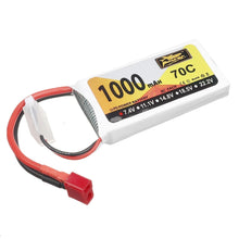 ZOP Power  Lipo Batterie T Plug 7.4V 1000mAh 70C 2S für SG 1601 1602 RC Car Wltoys V912 V912 V262 V353 Hubschrauber