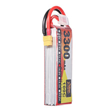 ZOP Power  Lipo Batterie XT60 Stecker 14.8V 3300mAh 100C 4S für RC Helikopterboot