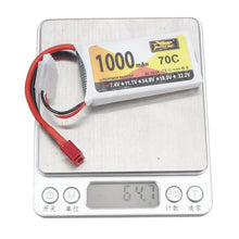 ZOP Power  Lipo Batterie T Plug 7.4V 1000mAh 70C 2S für SG 1601 1602 RC Car Wltoys V912 V912 V262 V353 Hubschrauber