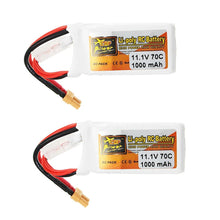 2Stk ZOP Power Lipo Akku XT30 Stecker 11,1 V 1000 mAh 70C 3S