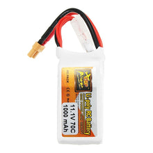 2Stk ZOP Power Lipo Akku XT30 Stecker 11,1 V 1000 mAh 70C 3S