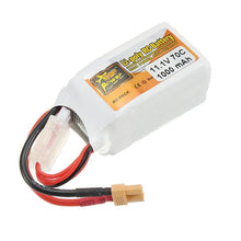 2Stk ZOP Power Lipo Akku XT30 Stecker 11,1 V 1000 mAh 70C 3S