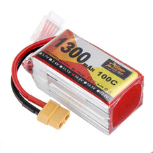 ZOP Power Lipo Batterie XT60 Stecker 14.8V 1300mAh 100C 4S  für RC Racing Drone