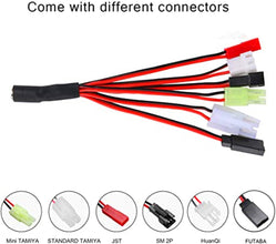 Airsoft Ladegerät für 2-10s RC-Auto/RC-Boot/RC-Flugzeug/Drohne (Standard Tamiya/Mini Tamiya/SM 2P/JST/HuanQi)