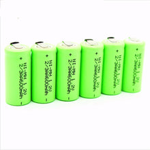 8PCS 2/3 AA Batterie 600 mAh Ni-Cd nicd 1,2 V Batterie Batterie blau