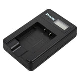 2PCS NP-BY1 NPBY1 Akku + USB-LCD-Ladegerät, geeignet für Sony HDR-AZ1VR Sport-Minikamera