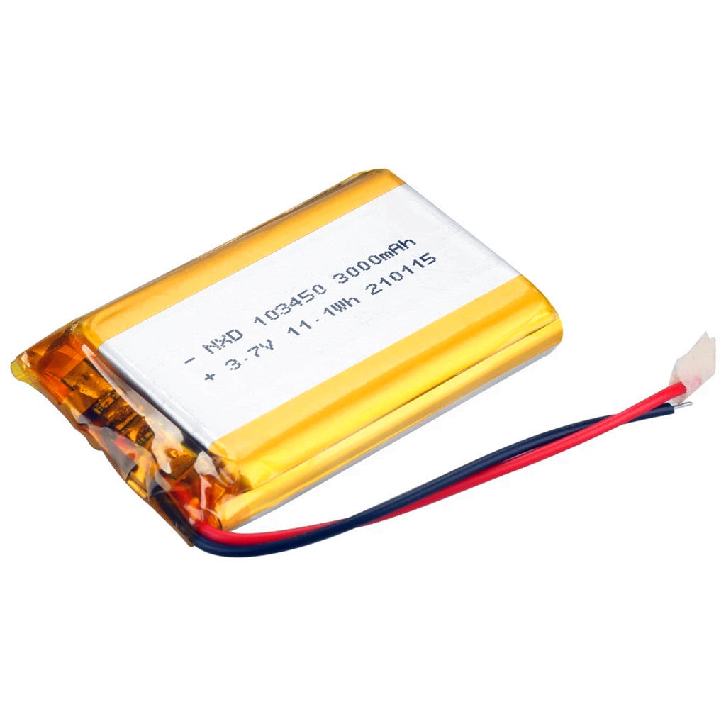3,7 V 2000 mAh 103450 Polymer-Lithiumbatterie für GPS MP5 Bluetooth-Lautsprecherkamera
