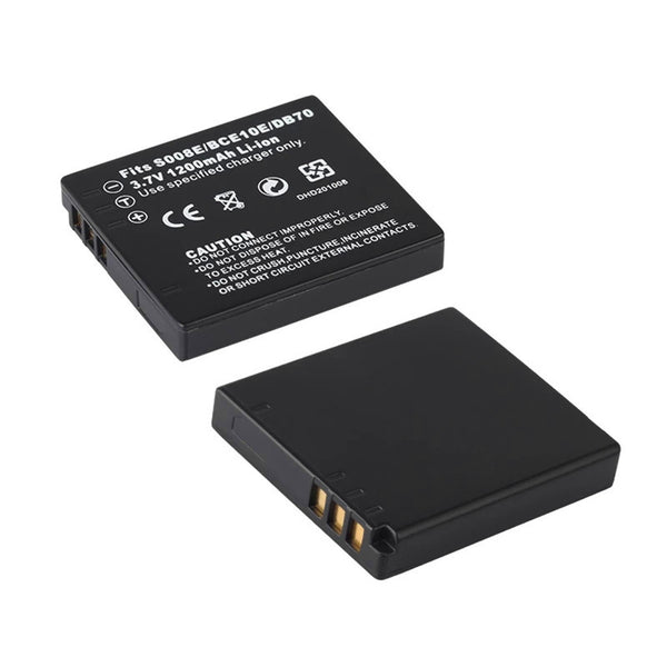 2PCS cga s008e dmw bce10 db70 1200mAh Akku dmc fS3 fS5 fx37 Kamera