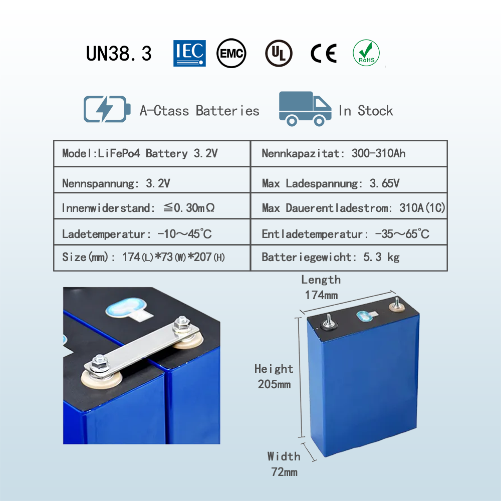lithium batterie camper stromspeicher lifepo4 Haushaltsbatterie