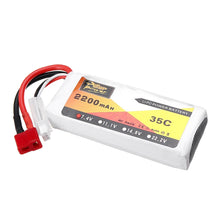 ZOP Leistung 7.4V 2200mAh 2S 35C Lipo Akku T Stecker 193386