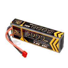 ZOP Power 7.4V 5000mAh 45C 2S Lipo Batterie T Plug für 1/10 RC Rennwagen