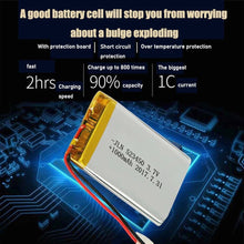 2Stück 1000mAh 3,7 V 523450 Polymer Lithium-Akku Li-Ion Batterie Für GPS Smart Phone DVD MP3 MP4 MP5 Led lampe Lipo zelle