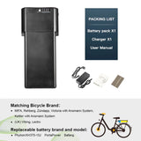 Hinten Rack 36V 12,5Ah E fahrrad Batterie Lithium-Batterie für Elektrische Fahrrad Phylion XH370-10J Lieferzeit 2-5 Werktage