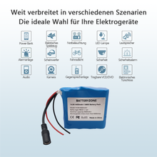 14,8 V 4,4 Ah 18650 Li-Ionen Akku Nacht Angellampe Heizung Bergmann Lampenverstärker Akku mit BMS