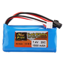 Lipo Batterie POWER 7,4 V 1500mAh 20C 2S SM-Stecker für RC-Car