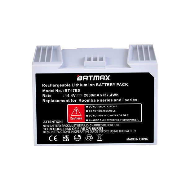 14,4 V 2600mAh Lithium-ionen-akku für iRobot Roomba e5 i7 Roomba i7 i7 + e5 7150 7550 e5150 e5152 Batterie