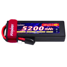 RC Akku 7.4V 5200mAh 2S 40C LiPo Batterie mit Deans T Stecker Modellbau Akkupack für RC Auto Boot Truck