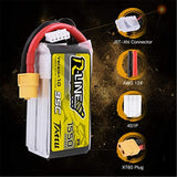 Akku Pack 1550mAh 14.8V 95C 4S for FPV Racing Quadcopters Helikopter Flugzeuge und Modellboote