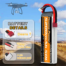 2 Packungen 11,1 V Lipo Batterie 5200 mAh, 3 S Lipo Batterie 50C mit Deans T Stecker für RC Auto / LKW, Boot, Drone, Buggy, Truggy