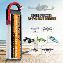 2 Packungen 11,1 V Lipo Batterie 5200 mAh, 3 S Lipo Batterie 50C mit Deans T Stecker für RC Auto / LKW, Boot, Drone, Buggy, Truggy