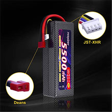 RC Akku 11.1V 5500mAh 3S 40C LiPo Batterie mit Deans T Stecker Modellbau Akkupack für RC Auto Boot