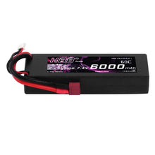 Akku 6000 mAh Lipo Batterie 7,4V 60C 2S mit Female T-Stecker Batterie Ersatzakku für RC Auto Flugzeug Helikopter