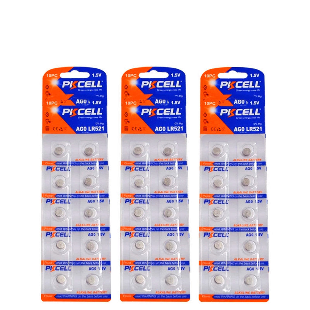60PCS 6 Karte Uhr Batterie Münze Zelle Für Uhr Elektronische Rechner 1,5 V Alkaline Batterie