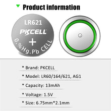 100 X G1 Taste Batterien 13mAh ag1 lr621 Alkaline lr60 sr621 sr621sw 164 364a 364 Batterie Für Fernbedienung kugeln