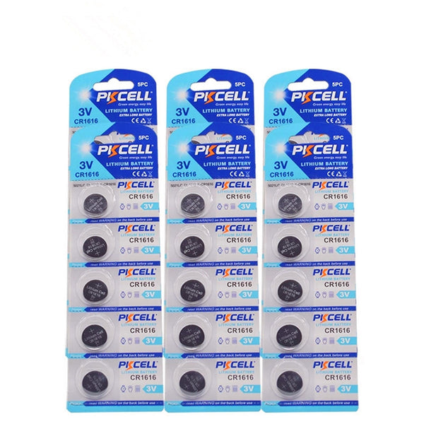 30PCS 6 Karte cr1616 dl1616 ecr1616 lm1616 1616 3V Lithium Alkalische Taste Münze Batterien